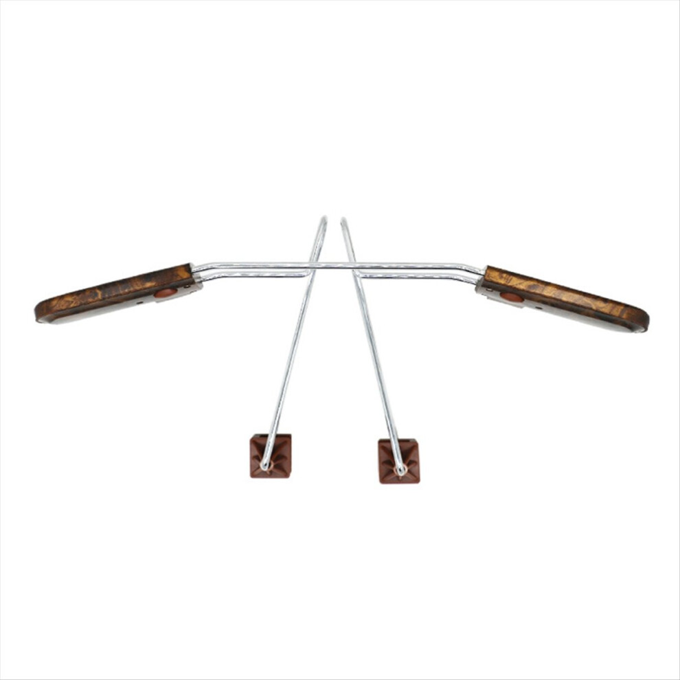 Peach/Grain Car Clothes Hanger Car Seat Clothes Hanger Headrest Backrest Car Retractable Clothes Drying Rack( Grain)