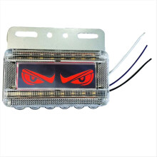 Sidomarkeringsljus 12V-24V lastbil LED sidomarkeringsljus röda