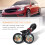 2 Pcs 12V 23Mm Dual Color Switchback 12 Led Eagle Eye Daytime Light 4
