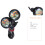 2 Pcs 12V 23Mm Dual Color Switchback 12 Led Eagle Eye Daytime Light 6