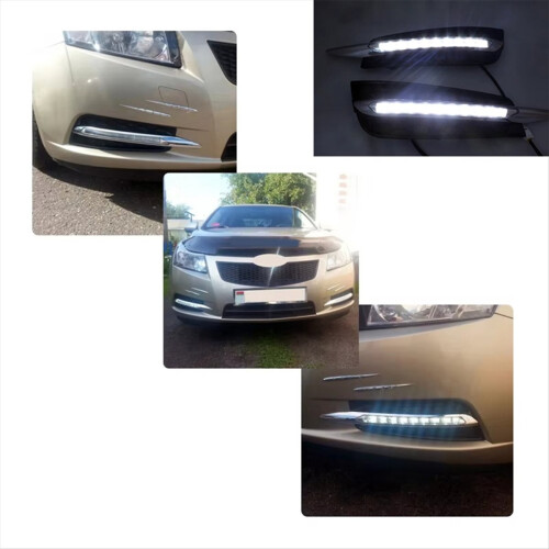 2Pcs/Set 3 Color Light LED Daytime Running Light for 2009-2013 2
