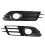 2X Car Front Bumper Fog Light Grille for- A6 C7 2012-2016 1