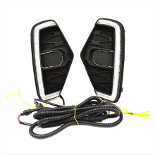 Car DRL for NP300 2020-2022 Led Daytime Running Light Driving Fog White Yellow Turn Signal Lamp