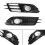 2X Car Front Bumper Fog Light Grille for- A6 C7 2012-2016 4
