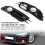 2X Car Front Bumper Fog Light Grille for- A6 C7 2012-2016 3