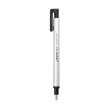 Round Tip Eraser Refill Pack Ultrafine Pencil Rubber-Silver