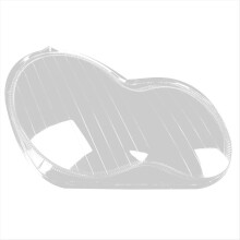 Car Front Headlight Cover Lampshades Lamp Shell Headlights Lens Cover for C Class W203 2004-2006 Right