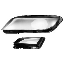 For 17-21 Car Front Headlamps Cover Glass Transparent Lampshades Cover Headlight Lens Auto Lamp Shell Left