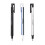 Round Tip Eraser Refill Pack Ultrafine Pencil Rubber-Silver 2