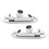 2X Trendy Car Engine Piston Keyring Chain Keychain Key Fob Silver 4