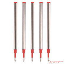 5 Kit Retractable Ballpoint Pen Refills 0.5mm Tip Write-Red