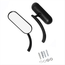 Universal Motorcycle M10 Rearview Mirror Classic Retro for Softail Glide Touring A