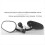 Universal Motorcycle 22mm Handlebar Rearview Mirror Oval Reflector A 4