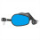 Universal Motorcycle 22mm Handlebar Rearview Mirror Oval Reflector A 2
