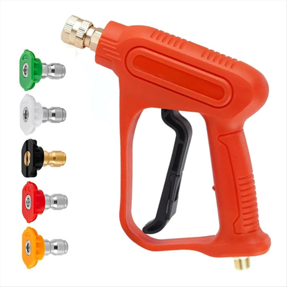 Pressure Washer Attachments With Swivel Pressure Washer Handle M22-15Mm Adapter & 5 Quick Connect Nozzles 4712517067952