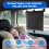 Car Side Window Sun Shade 2 Pack, Retractable Car Roller Sunshade 3