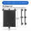 Car Side Window Sun Shade 2 Pack, Retractable Car Roller Sunshade 5