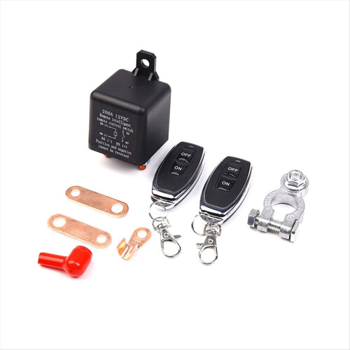 Remote Battery Disconnect Switch,Wireless Remote Control Battery Disconnect Switch,12V 200A Remote Control Switch(Type4) 2