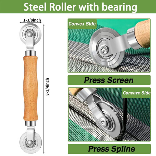 Screen Tool Set, Screen Pressure Changer Screen Door Repair Kit 2