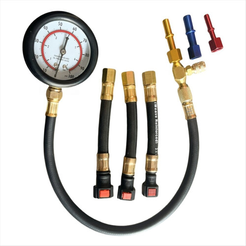 Pressure Tester Kit 3-Size Adapters Pump Pressure Tester 2