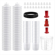 Engångsfärgkoppar, HVLP-färgblandningskoppar, 600 ml-kit