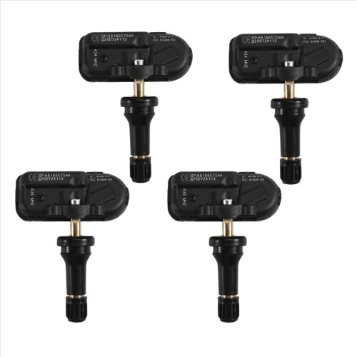 TPMS däcktrycksövervakningssystem 68186575AA för 4 st 1