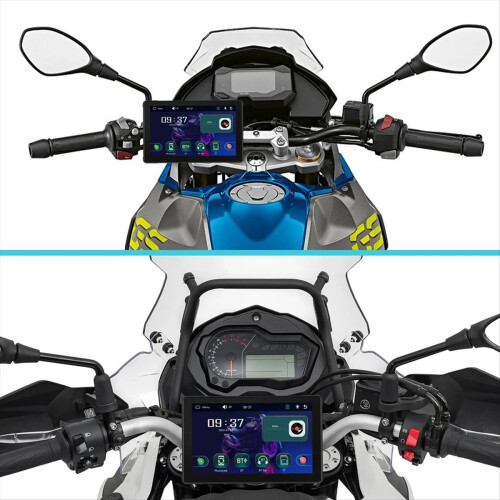 7 Inch Portable Motorcycle GPS Navigation Waterproof Carplay Screen 2