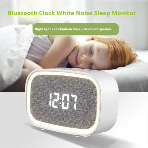 White Noise Bluetooth Speaker with Night Light 2