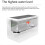 White Noise Bluetooth Speaker with Simulated Flame 3