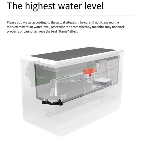 White Noise Bluetooth Speaker with Simulated Flame 2