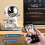 Astronaut Shaped Bluetooth Speaker Desktop Ornament 5.0 Chip 4