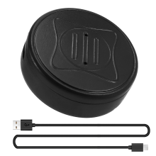 Ventilador de Cuello Sin Aspas con Pantalla Digital, Minienfriador de Aire Portátil Recargable por USB.