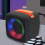 LED RGB Light Portable Wireless Bluetooth Speaker Support TF Blue 6