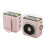 Mini Bluetooth Speaker Time Display Hifi Sound Music Box Pink 1