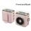 Mini Bluetooth Speaker Time Display Hifi Sound Music Box Pink 3