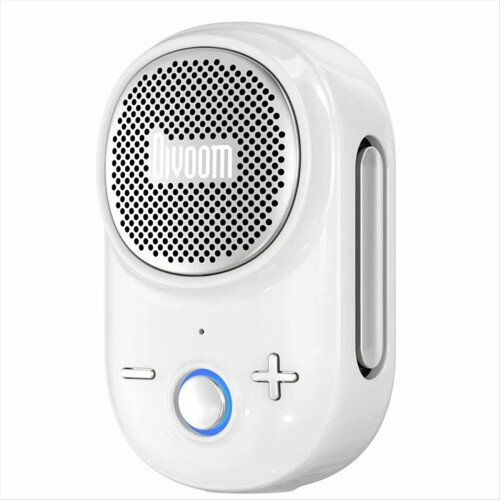 Portable Bluetooth Speaker Wearable IP67 Waterproof White 1