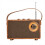 Retro Portable Wireless Bluetooth Speaker Powerful Stereo Sound Box 2