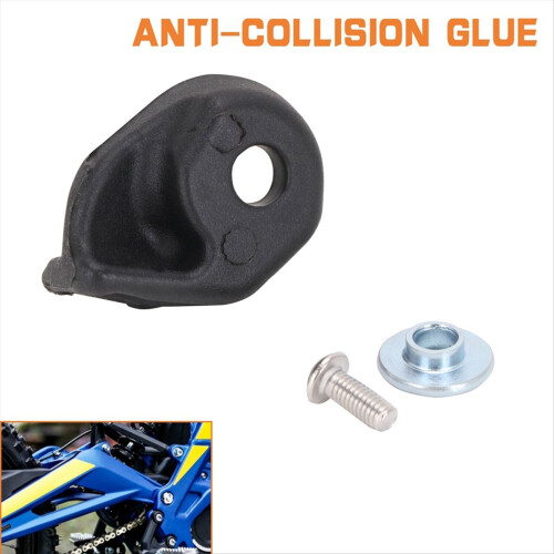 Motorcycle Anti-Collision Adhesive Glue Rubber Swing Arm Flat Fork 2