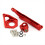 Steering Stabilizer Damper Mounting Bracket Kit for ,Red 2
