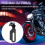 Motorcycle License Plate Feeder Clip Intercom Antenna Base Bracket 6