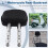 Motorcycle Rear Backrest Support Bracket for Silver & Black 6