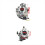 USB Car Ambient Light Atmosphere Large Range Projection Romantic Atmosphere Adjustable Focus Distance C 3