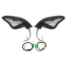 Motorcycle Rearview Mirror with Turn Signal LED Mirror for 848 1098 1098S 1098R 1198 1198S 1198R