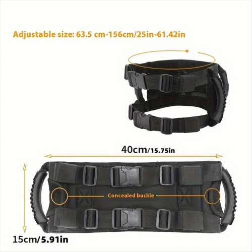 Motorcycles Rear Seat Handle Adjustable Passenger Grip Grab Handle Safe Belt 2