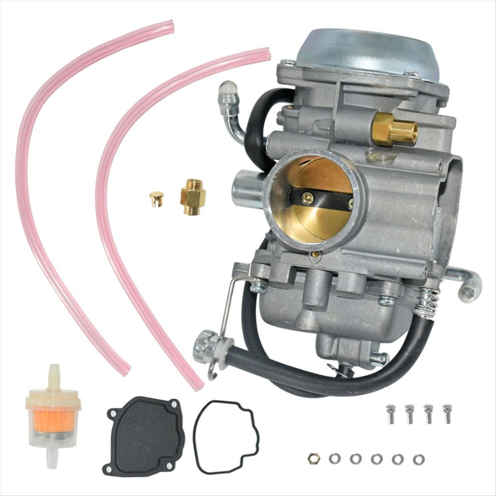 Carburetor For Quad 250 300 Ltf300f Ltf300 Ltf4wdx 4Wdx 1991-1999 13200-09F501 13200-09F01 13200-09F10 Silver/Grey 4714250962587
