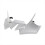 White for Z650 2020-2024 Winglets Front Nose Cone Panel Fairing Beak 6