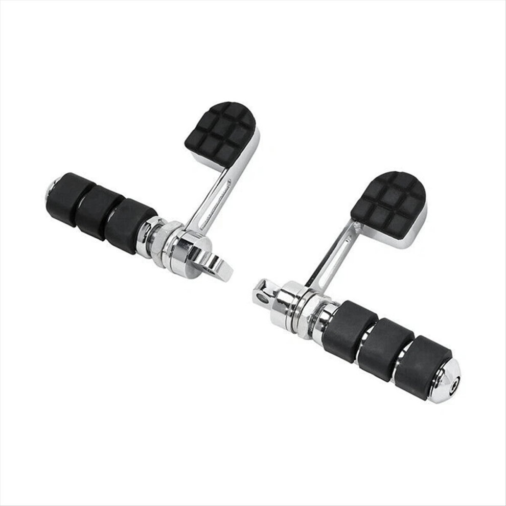 For Xl 883 1200 48 72 Softail Dyna Fxdf Fat Bob Fxdc Fxwg Footrest Bracket Set Heel Foot Rest Pegs 4714250971596