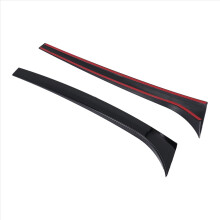 Capa de Acabamento para Console Central de Carro, Painel de Botão de Ar Condicionado para   Cooper F55 F56 em Fibra de Carbono