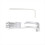 Folding Bicycle Front Fork Lamp Bracket Extension Fittings Silver 4