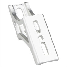 Pig Nose Light Converter for Folding Bike Bag Bracket Silver